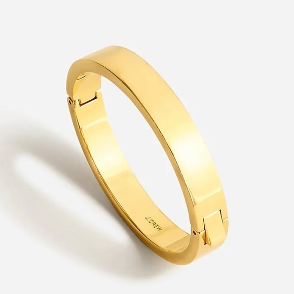 J. Crew Goldtone Hinged Bracelet - Picture 1 of 6